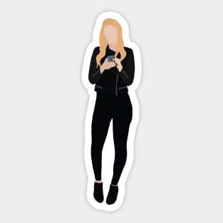 the good place bad janet illustration Sticker